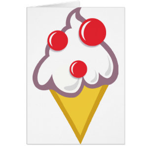 Cartoon-Ice-Cream-With-Cherry CARTOON ICECREAM CON