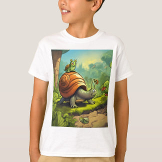 Cartoon image of terrified T-Shirt