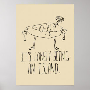 Cartoon Island Poster