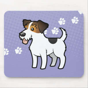 Cartoon Jack Russell Terrier Mouse Pad