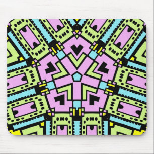 Cartoon Kaleidoscope 02 Mouse Pad
