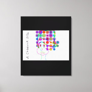 Cartoon Kid With Goofy Hat Canvas Print