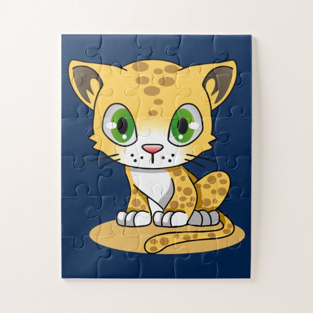 cartoon kitty puzzle  (Vertical)