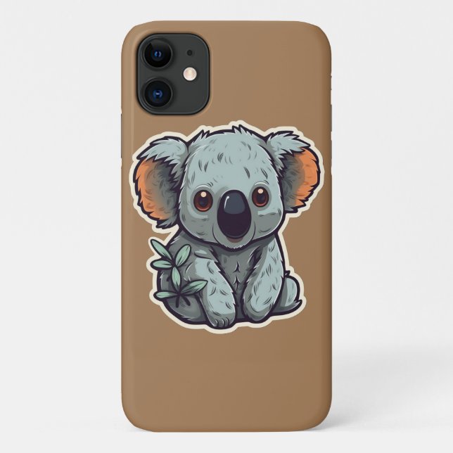 CARTOON KOALA BEAR Case-Mate iPhone CASE (Back)