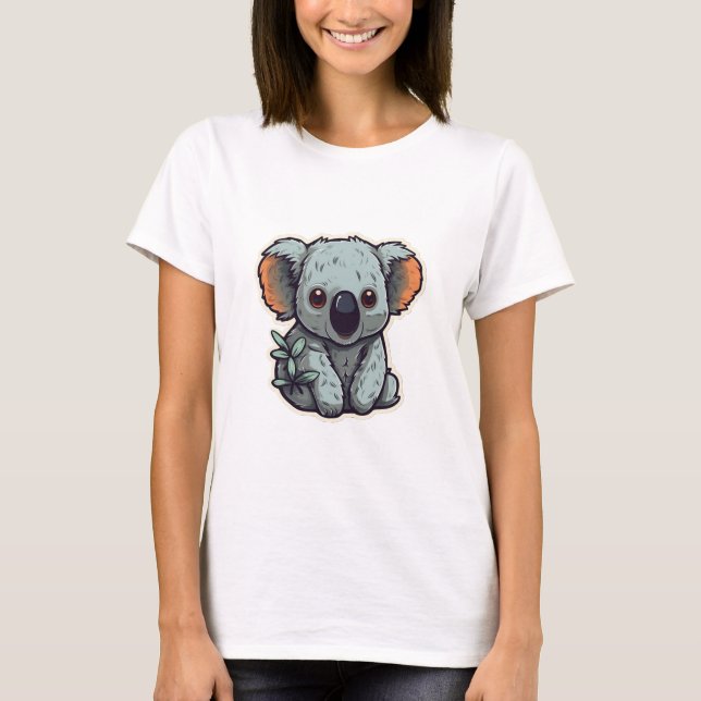 CARTOON KOALA BEAR T-Shirt (Front)
