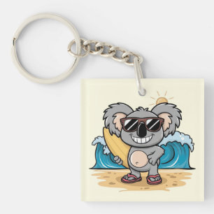Cartoon Koala Keychain