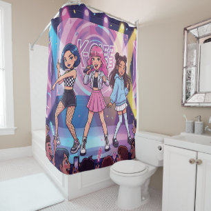 Cartoon KPop Girl Group