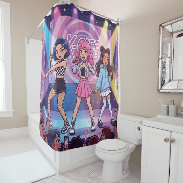 Cartoon KPop Girl Group (In Situ)