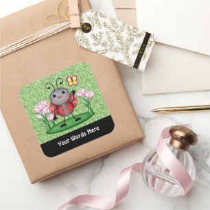 Cartoon Ladybug insecte fun autocollant