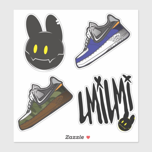 Cartoon Laptop_1Sticker (Sheet)