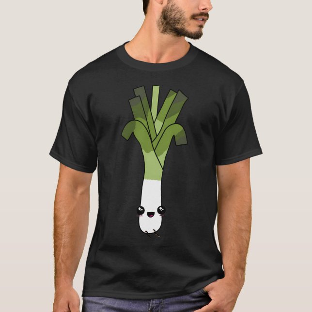 Cartoon Leek T-Shirt (Front)