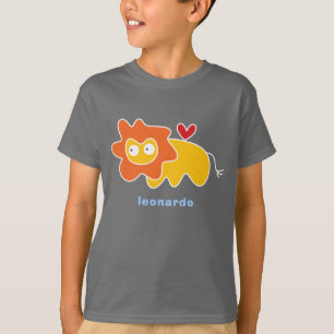 Cartoon Lion Kid Cute Fun Custom Gift T-Shirt
