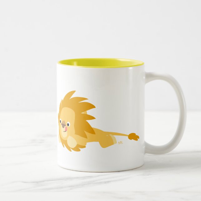 Cartoon Lion Mug Bouncon (Droit)