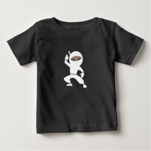 Cartoon Little Ninja Warrior Baby T-Shirt