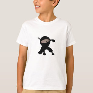 Cartoon Little Ninja Warrior T-Shirt