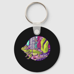 Cartoon Lizard Design Keychain