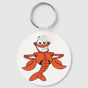 Cartoon Lobster Keychain