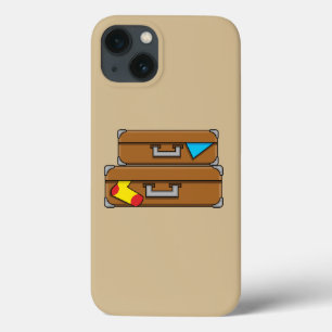 Cartoon Luggage iPhone 13 Case