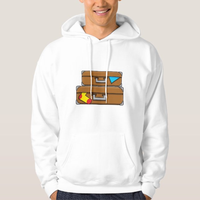 Cartoon Luggage Hoodie (Front)