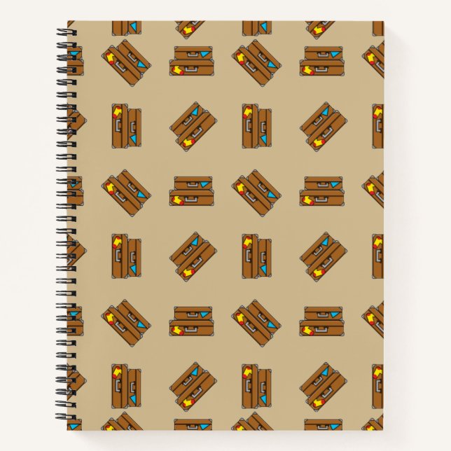 Cartoon Luggage Notebook (Front)
