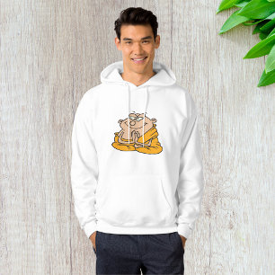 Cartoon Man Meditating Hoodie