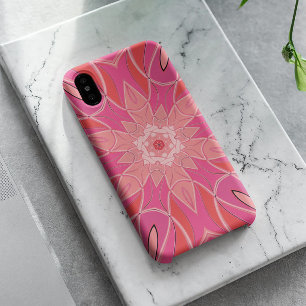Cartoon Mandala Flower Pink iPhone 11 Case