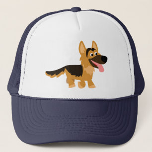 Cartoon mignon Allemand Berger Casquette
