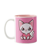 Cartoon mignon Kitty Mug