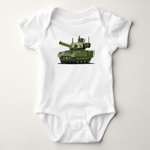 Cartoon modern armored tank