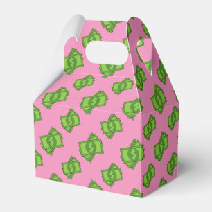 Cartoon Money Dollar Bills Favor Box