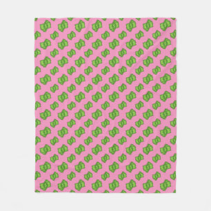 Cartoon Money Dollar Bills Fleece Blanket