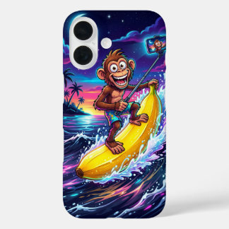 Cartoon Monkey Banana Fun Case