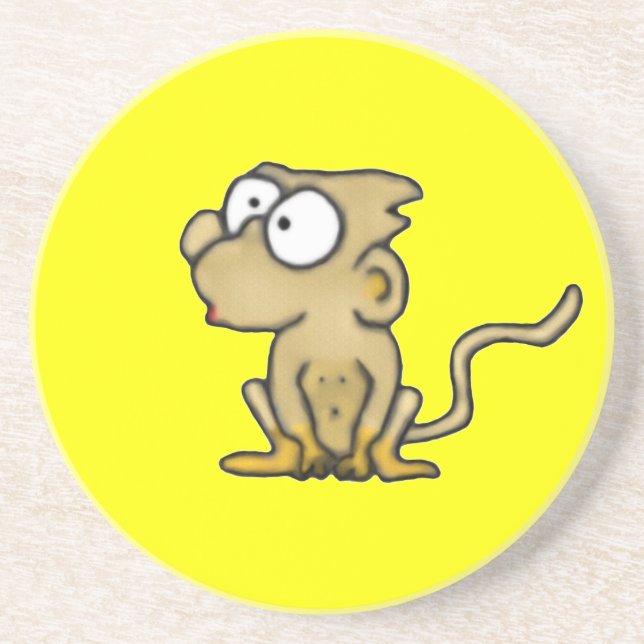 Cartoon Monkey Coaster (Front)