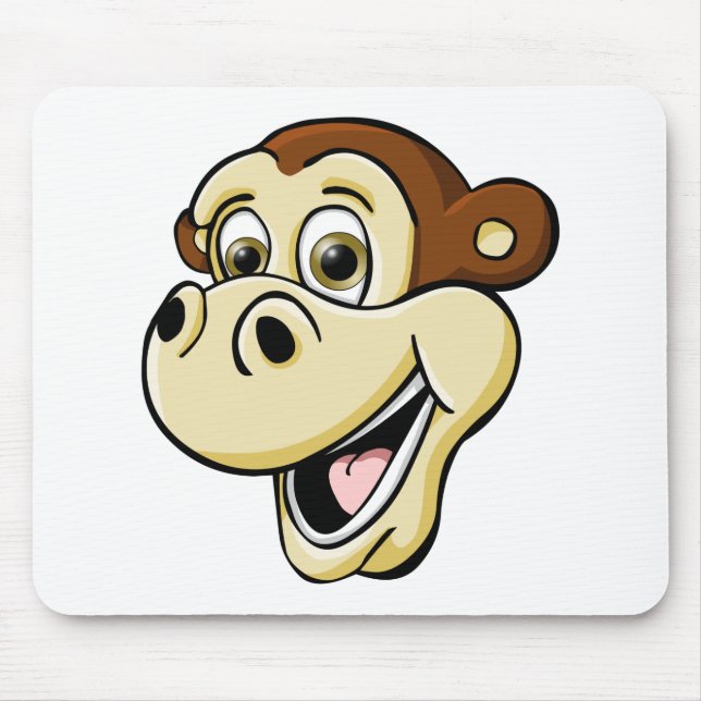 Cartoon Monkey Mouse Pad (Front)