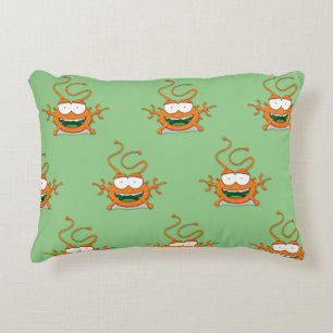 Cartoon monster cute accent pillow
