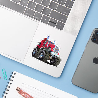 Cartoon Monster tow truck