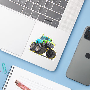 Cartoon monster truck