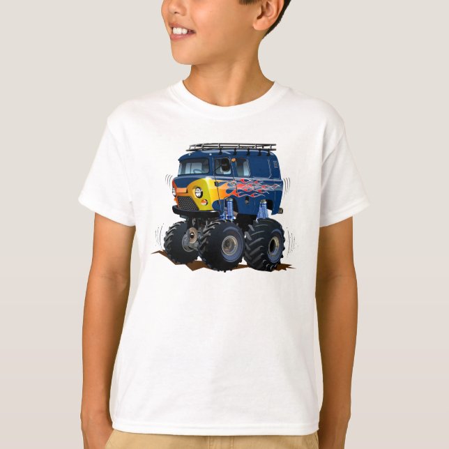 Cartoon monster truck T-Shirt (Front)
