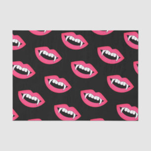 Cartoon Monster Vampire Lips sharp Teeth Fangs Tissue Paper
