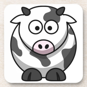 cartoon Moo Cow Coaster