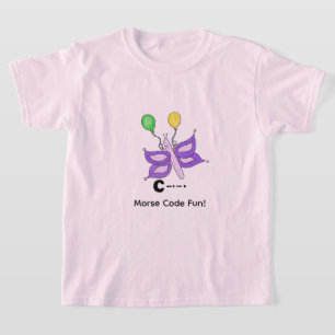 Cartoon Morse Code for Kids! Letter D T-Shirt