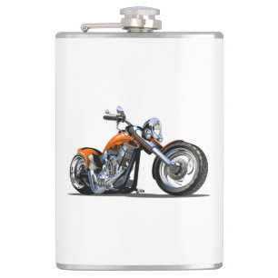 Cartoon motorbike hip flask