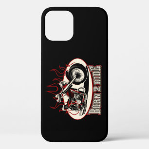 Cartoon motorcycle iPhone 12 pro case