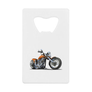 Cartoon motorcycle credit card bottle opener