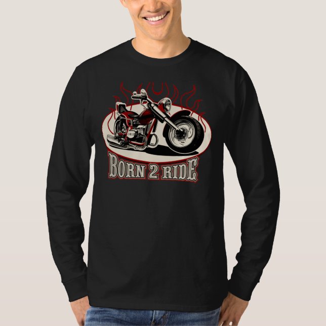 Cartoon motorcycle T-Shirt (Front)
