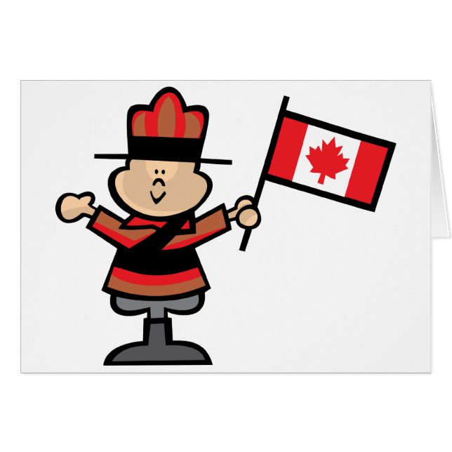 Cartoon Mountie (Front Horizontal)