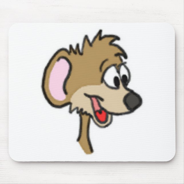 Cartoon Mouse Mousepad (Front)