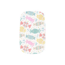 Cartoon multicolored festive candies 