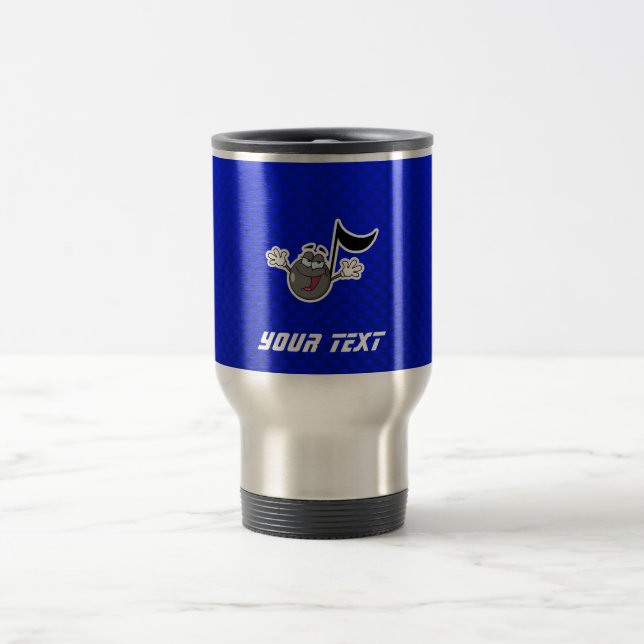 Cartoon Music Note Travel Mug (Center)