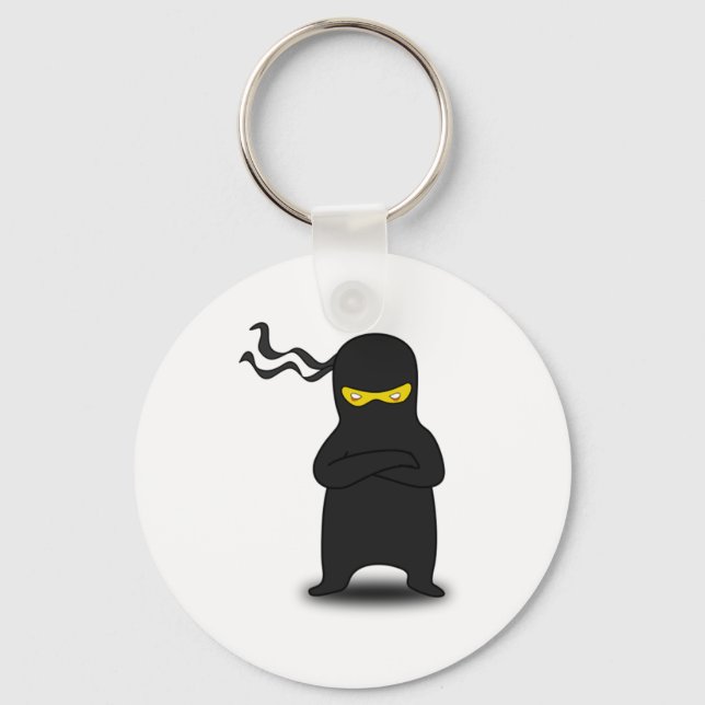 Cartoon Ninja Keychain (Front)